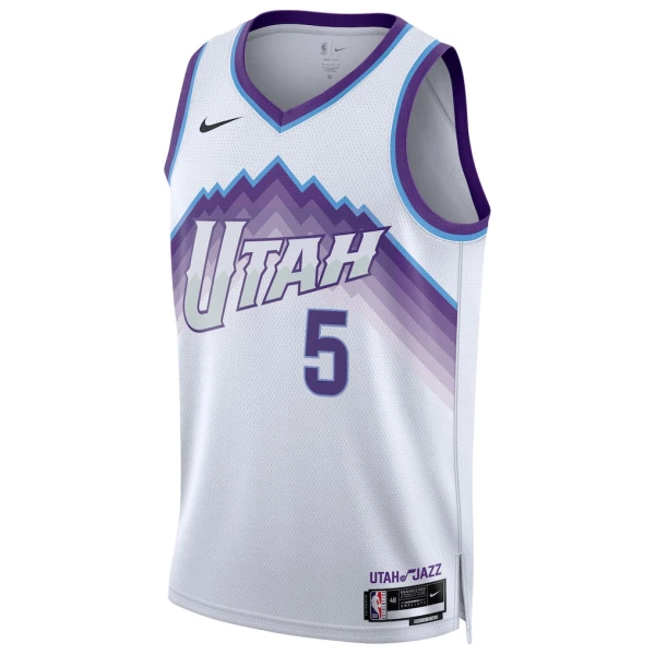 Camiseta Utah Jazz Cody Williams Association Edition 2025-26 Blanco Swingman para Hombre