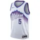 Camiseta Utah Jazz Cody Williams Association Edition 2025-26 Blanco Swingman para Hombre