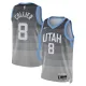 Camiseta Utah Jazz Isaiah Collier City Edition 2025-26 Gris Swingman para Hombre