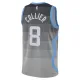 Camiseta Utah Jazz Isaiah Collier City Edition 2025-26 Gris Swingman para Hombre