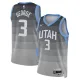 Camiseta Utah Jazz Keyonte George City Edition 2025-26 Gris Swingman para Hombre