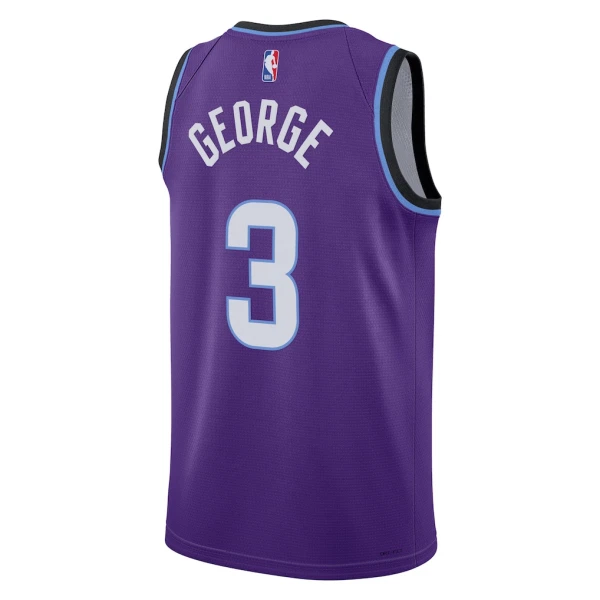 Camiseta Utah Jazz Keyonte George Icon Edition 2025-26 Púrpura Swingman para Hombre