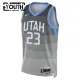 Camiseta Utah Jazz Lauri Markkanen City Edition 2025-26 Gris Swingman para Niño