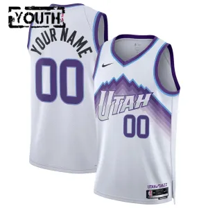 Camiseta Utah Jazz Personalizada Association Edition 2025-26 Blanco Swingman para Niño Camiseta Utah Jazz Personalizada Association Edition 2025-26 Blanco Swingman para Niño