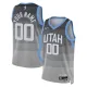 Camiseta Utah Jazz Personalizada City Edition 2025-26 Gris Swingman para Hombre