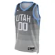 Camiseta Utah Jazz Personalizada City Edition 2025-26 Gris Swingman para Hombre