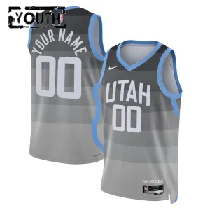 Camiseta Utah Jazz Personalizada City Edition 2025-26 Gris Swingman para Niño Camiseta Utah Jazz Personalizada City Edition 2025-26 Gris Swingman para Niño