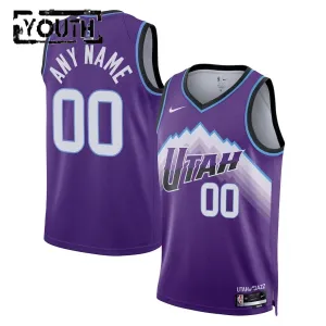 Camiseta Utah Jazz Personalizada Icon Edition 2025-26 Púrpura Swingman para Niño
