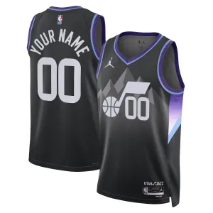 Camiseta Utah Jazz Personalizada Statement Edition 2025-26 Negro Swingman para Hombre Camiseta Utah Jazz Personalizada Statement Edition 2025-26 Negro Swingman para Hombre