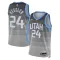 Camiseta Utah Jazz Walker Kessler City Edition 2025-26 Gris Swingman para Hombre