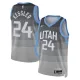 Camiseta Utah Jazz Walker Kessler City Edition 2025-26 Gris Swingman para Hombre