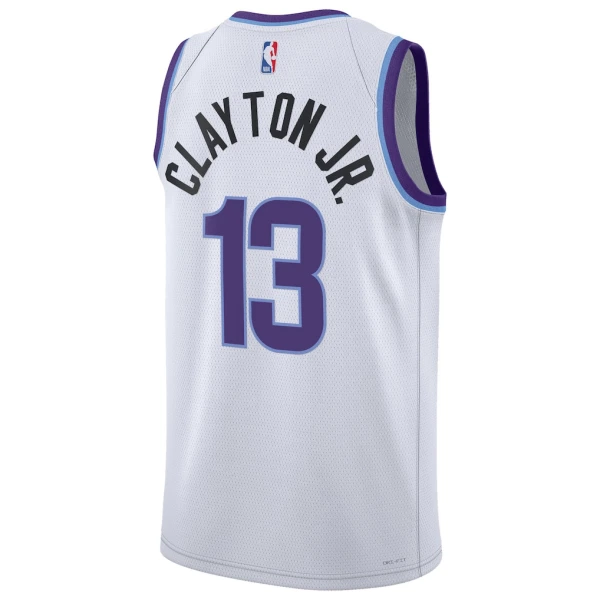 Camiseta Utah Jazz Walter Clayton JR Association Edition 2025-26 Blanco Swingman para Hombre