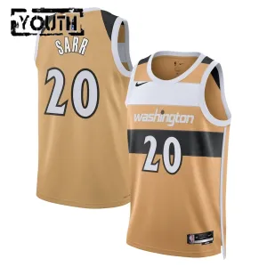 Camiseta Washington Wizards Alex Sarr City Edition 2025-26 Oro Swingman para Niño Camiseta Washington Wizards Alex Sarr City Edition 2025-26 Oro Swingman para Niño