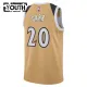 Camiseta Washington Wizards Alex Sarr City Edition 2025-26 Oro Swingman para Niño
