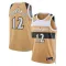Camiseta Washington Wizards Tre Johnson III City Edition 2025-26 Oro Swingman para Hombre