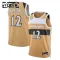 Camiseta Washington Wizards Tre Johnson III City Edition 2025-26 Oro Swingman para Niño