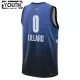 Camiseta Damian Lillard 0 All Star 2023 Azul Swingman para Niño