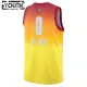 Camiseta Damian Lillard 0 All Star 2023 Naranja Swingman para Niño