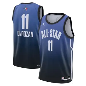 Camiseta Demar Derozan 11 All Star 2023 Azul Swingman para Hombre