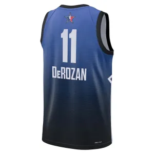 Camiseta Demar Derozan 11 All Star 2023 Azul Swingman para Hombre