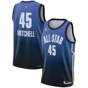 Camiseta Donovan Mitchell 45 All Star 2023 Azul Swingman para Hombre
