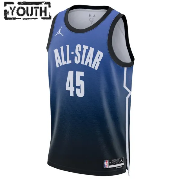 Camiseta Donovan Mitchell 45 All Star 2023 Azul Swingman para Niño