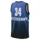 Camiseta Giannis Antetokounmpo 34 All Star 2023 Azul Swingman para Hombre
