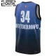 Camiseta Giannis Antetokounmpo 34 All Star 2023 Azul Swingman para Niño