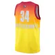 Camiseta Giannis Antetokounmpo 34 All Star 2023 Naranja Swingman para Hombre