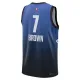Camiseta Jaylen Brown 7 All Star 2023 Azul Swingman para Hombre