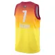 Camiseta Jaylen Brown 7 All Star 2023 Naranja Swingman para Hombre