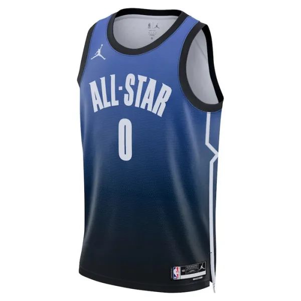 Camiseta Jayson Tatum 0 All Star 2023 Azul Swingman para Hombre
