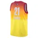 Camiseta Joel Embiid 21 All Star 2023 Naranja Swingman para Hombre
