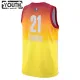 Camiseta Joel Embiid 21 All Star 2023 Naranja Swingman para Niño