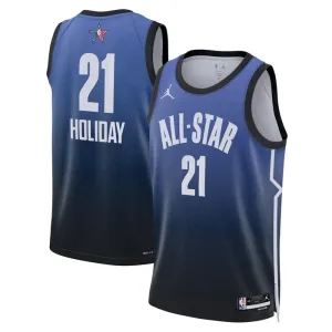 Camiseta Jrue Holiday 21 All Star 2023 Azul Swingman para Hombre