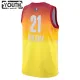 Camiseta Jrue Holiday 21 All Star 2023 Naranja Swingman para Niño