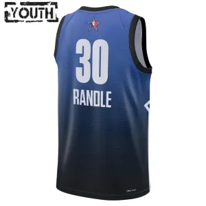 Camiseta Julius Randle 30 All Star 2023 Azul Swingman para Niño