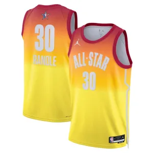 Camiseta Julius Randle 30 All Star 2023 Naranja Swingman para Hombre