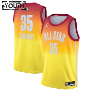 Camiseta Kevin Durant 35 All Star 2023 Naranja Swingman para Niño