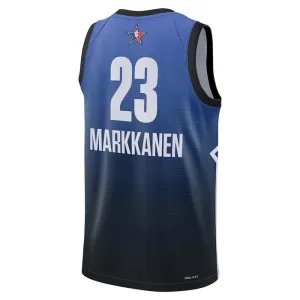 Camiseta Lauri Markkanen 23 All Star 2023 Azul Swingman para Hombre