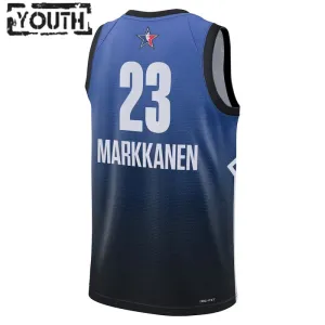 Camiseta Lauri Markkanen 23 All Star 2023 Azul Swingman para Niño