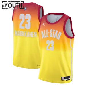 Camiseta Lauri Markkanen 23 All Star 2023 Naranja Swingman para Niño