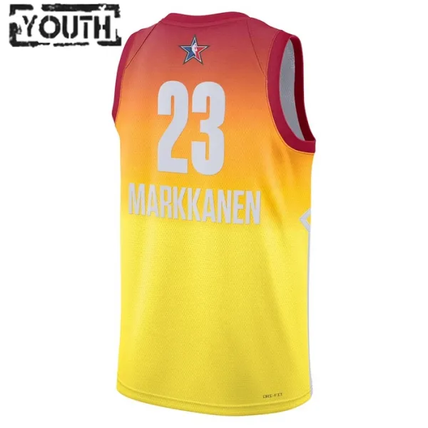 Camiseta Lauri Markkanen 23 All Star 2023 Naranja Swingman para Niño