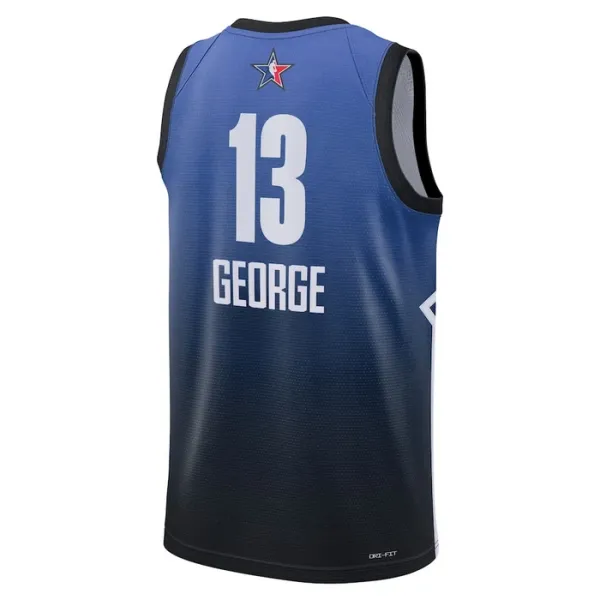 Camiseta Paul George 13 All Star 2023 Azul Swingman para Hombre
