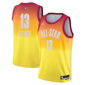 Camiseta Paul George 13 All Star 2023 Naranja Swingman para Hombre
