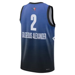 Camiseta Shai Gilgeous Alexander 2 All Star 2023 Azul Swingman para Hombre