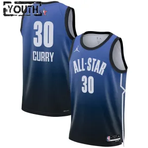 Camiseta Stephen Curry 30 All Star 2023 Azul Swingman para Niño