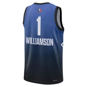 Camiseta Zion Williamson 1 All Star 2023 Azul Swingman para Hombre