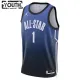 Camiseta Zion Williamson 1 All Star 2023 Azul Swingman para Niño