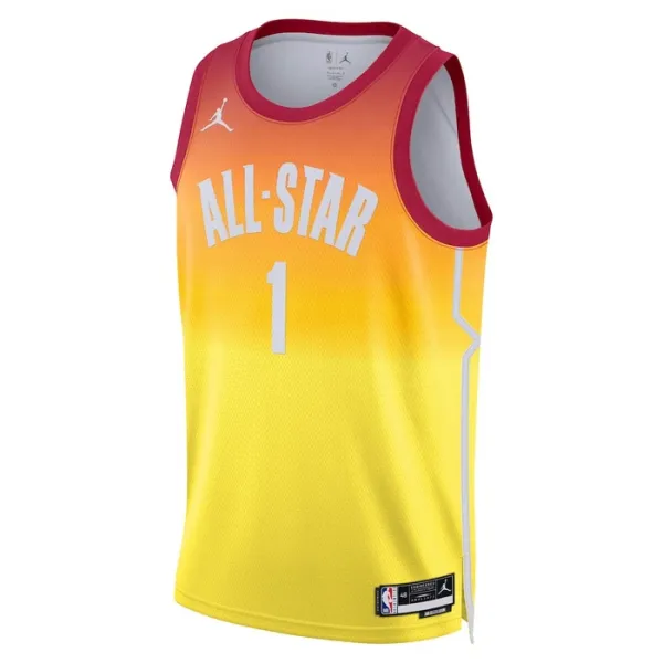 Camiseta Zion Williamson 1 All Star 2023 Naranja Swingman para Hombre
